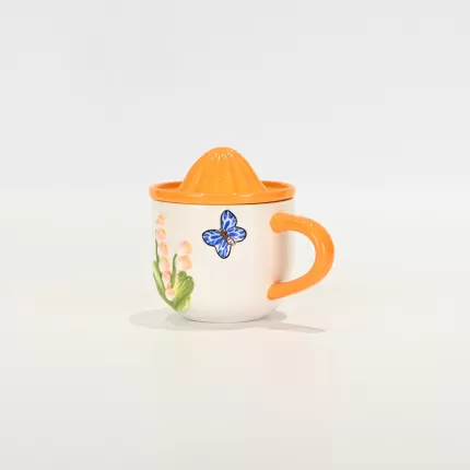 Pastoral Embossed Juicing Cup