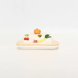Pastoral Embossed Butter Dish