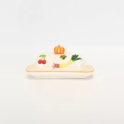 Pastoral Embossed Butter Dish