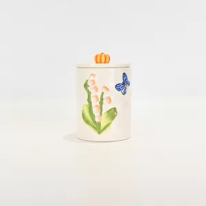 Pastoral Embossed Jar