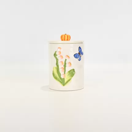 Pastoral Embossed Jar