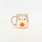 Apple Hedgehog Mug - grey