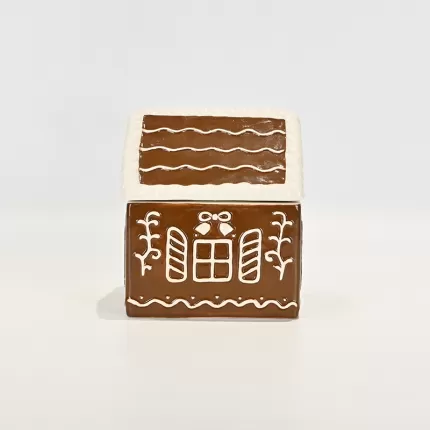 Caramel Biscuit House Jar