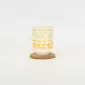 Line  Cup with Wooden Coaster