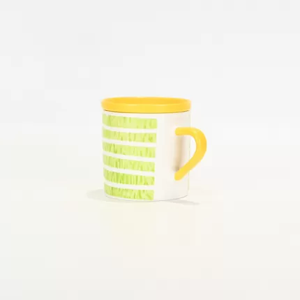 Green Tree Pattern Mug with Lid