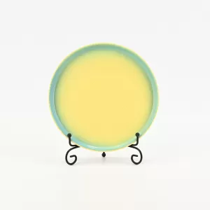 Bicolor Sesame Glaze Plate