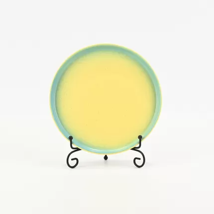 Bicolor Sesame Glaze Plate