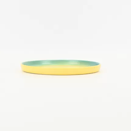 Bicolor Sesame Glaze Plate