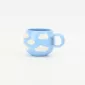 Cloud Spherical Mug-blue
