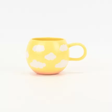 Bicolor Cloud Spherical Mug