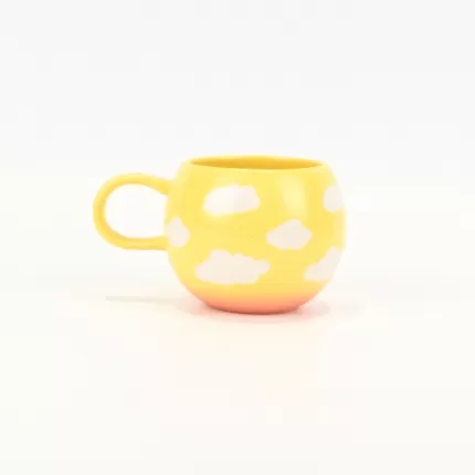 Bicolor Cloud Spherical Mug