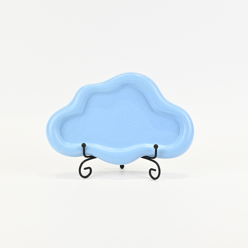 Cloud Plate-blue