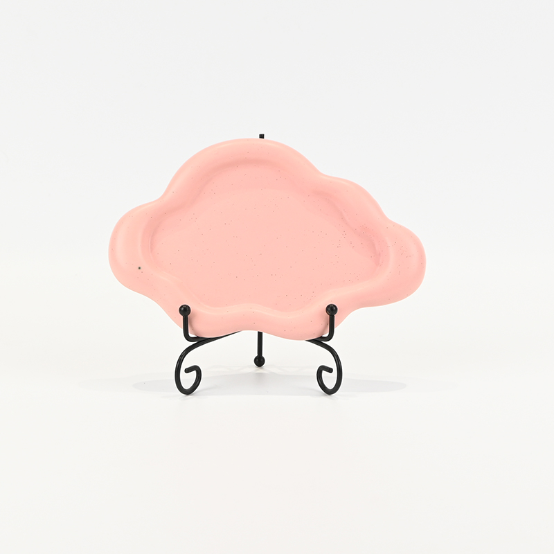 Cloud Plate-leather pink