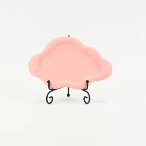 Cloud Plate-leather pink