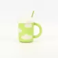 Cloud Mug with Straw-green