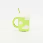 Cloud Mug with Straw-green