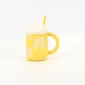 Cloud Mug with Straw-yellow