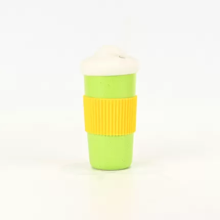 Contrast Cloud Mug with Straw