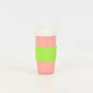 Contrast Cloud Mug with Straw