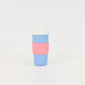 Contrast Cloud Mug with Straw