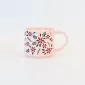 Christmas Plants Mug-pink