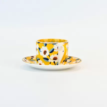 Flower Blooming Cup&Saucer