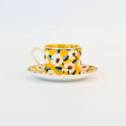 Flower Blooming Cup&Saucer