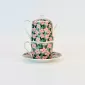 Flower Blooming Cup&Saucer&Jug