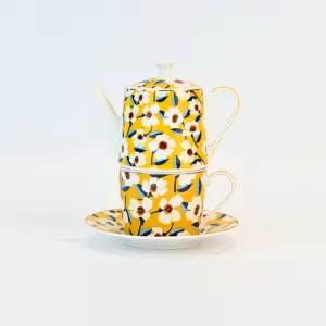 Flower Blooming Cup&Saucer