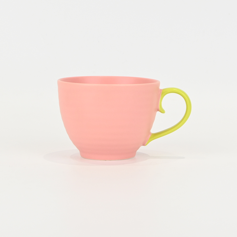 Contrast Color Tangled Stem Mug