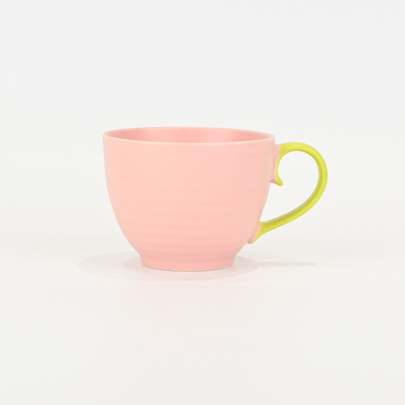 Contrast Color Tangled Stem Mug