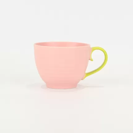 Contrast Color Tangled Stem Mug