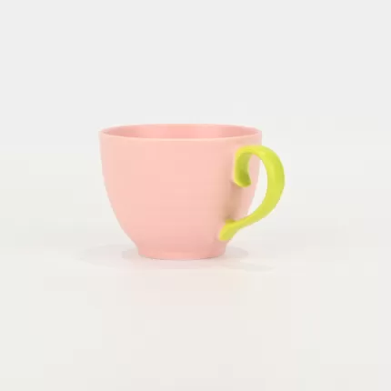 Contrast Color Tangled Stem Mug