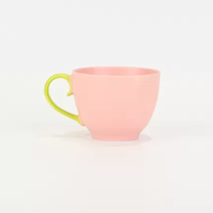 Contrast Color Tangled Stem Mug