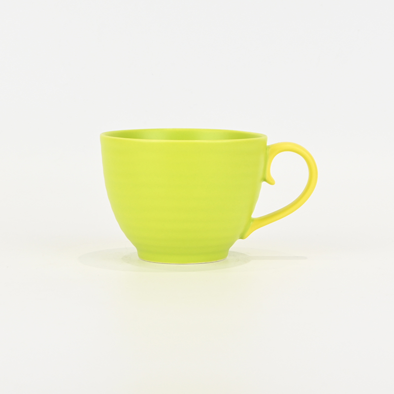 Contrast Color Tangled Stem Mug