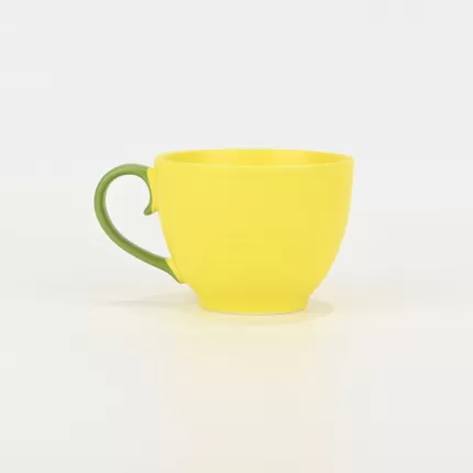 Contrast Color Tangled Stem Mug