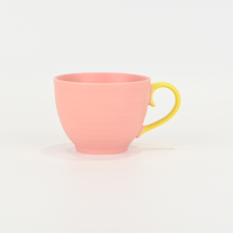 Contrast Color Tangled Stem Mug