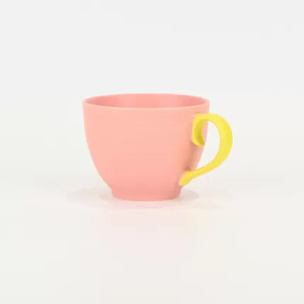 Contrast Color Tangled Stem Mug