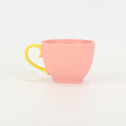 Contrast Color Tangled Stem Mug
