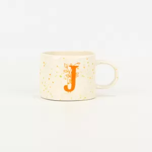 Splash Glaze  Letter Mug