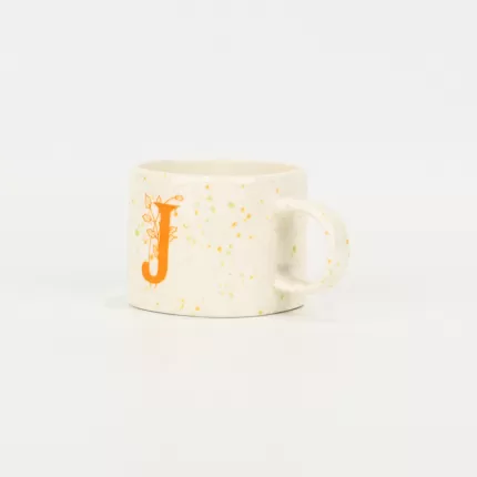 Splash Glaze  Letter Mug