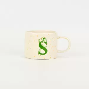 Splash Glaze  Letter Mug