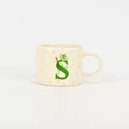 Splash Glaze  Letter Mug