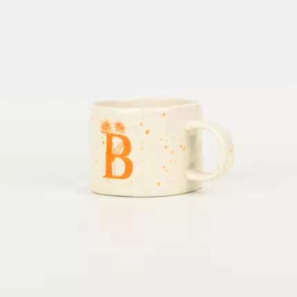 Splash Glaze  Letter Mug