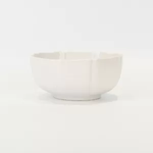 Embossed Bowl - white