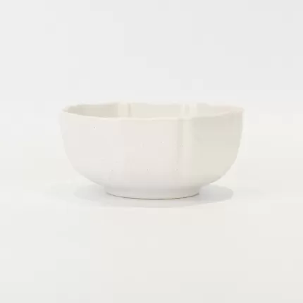 Embossed Bowl - white