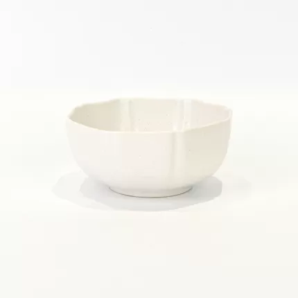 Embossed Bowl - white