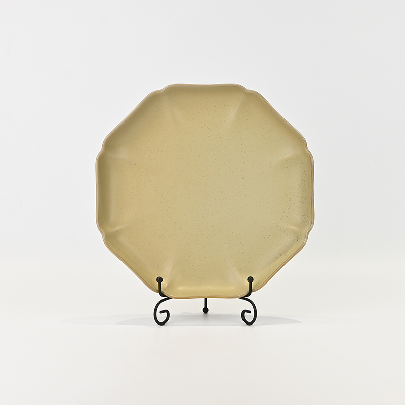 Embossed Plate - earth tone