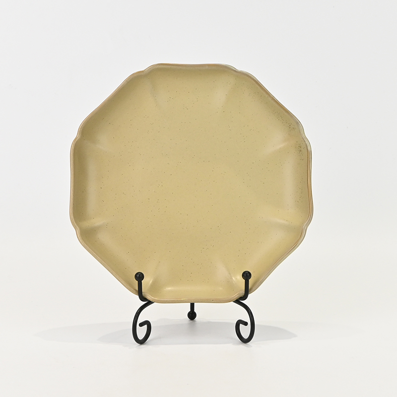 Embossed Plate - earth tone