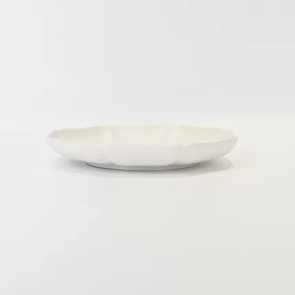 Embossed Plate - white
